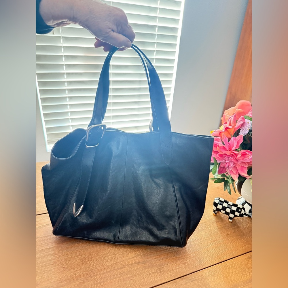 Frye Belted Hobo Bag Black